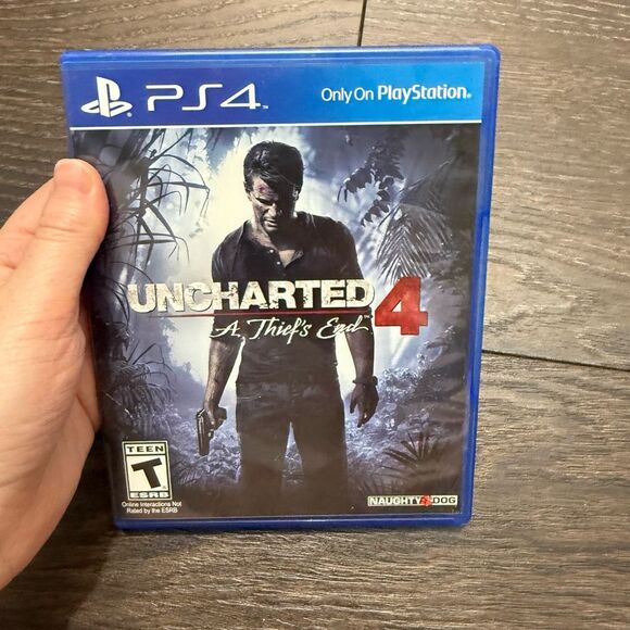 PlayStation 4 Uncharted 4 Game with Case - Picture 1 of 3